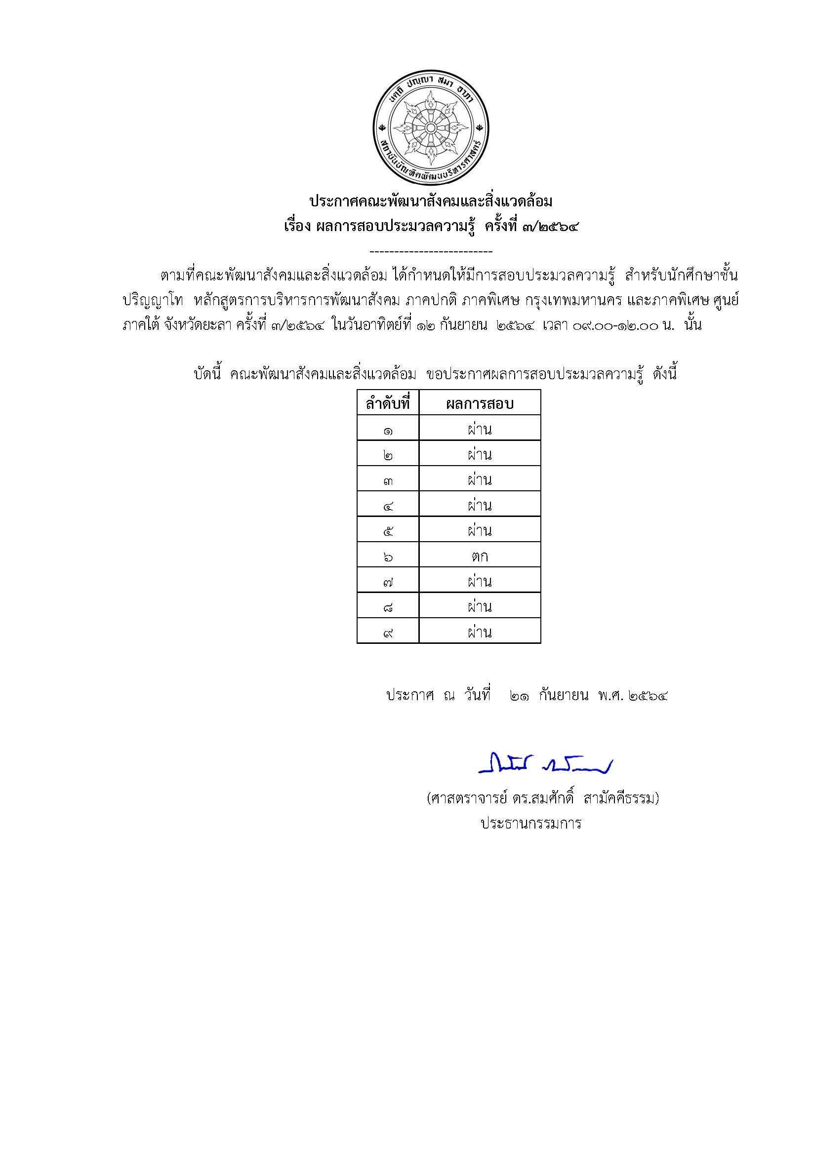 PDF ComPre Result for MA SDA BKK YALA 3 2021